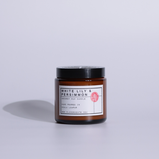 WHITE LILY & PERSIMMON – SMALL JAR