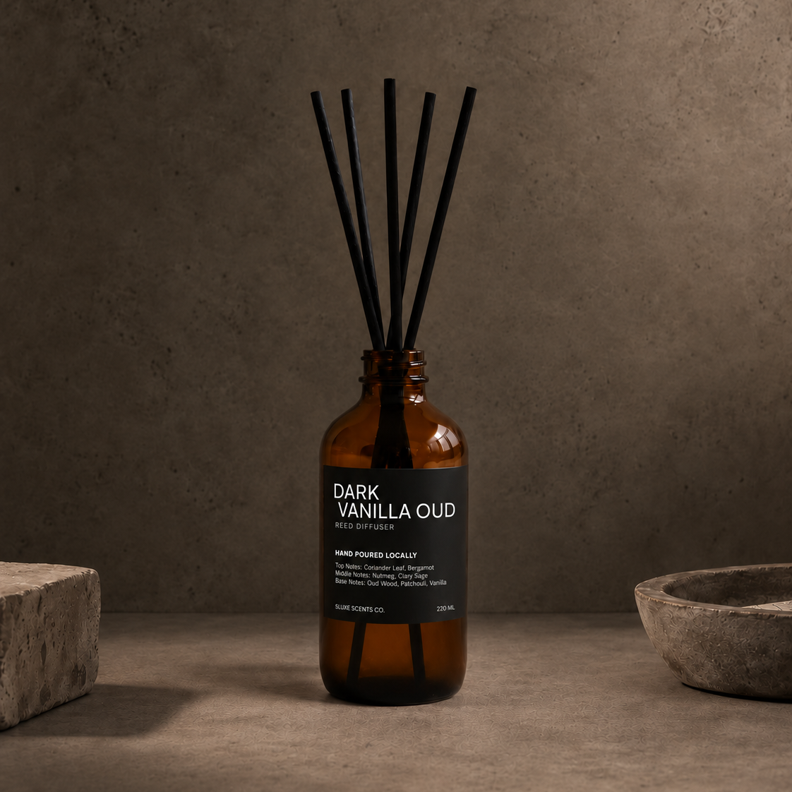 REED DIFFUSER - DARK VANILLA OUD