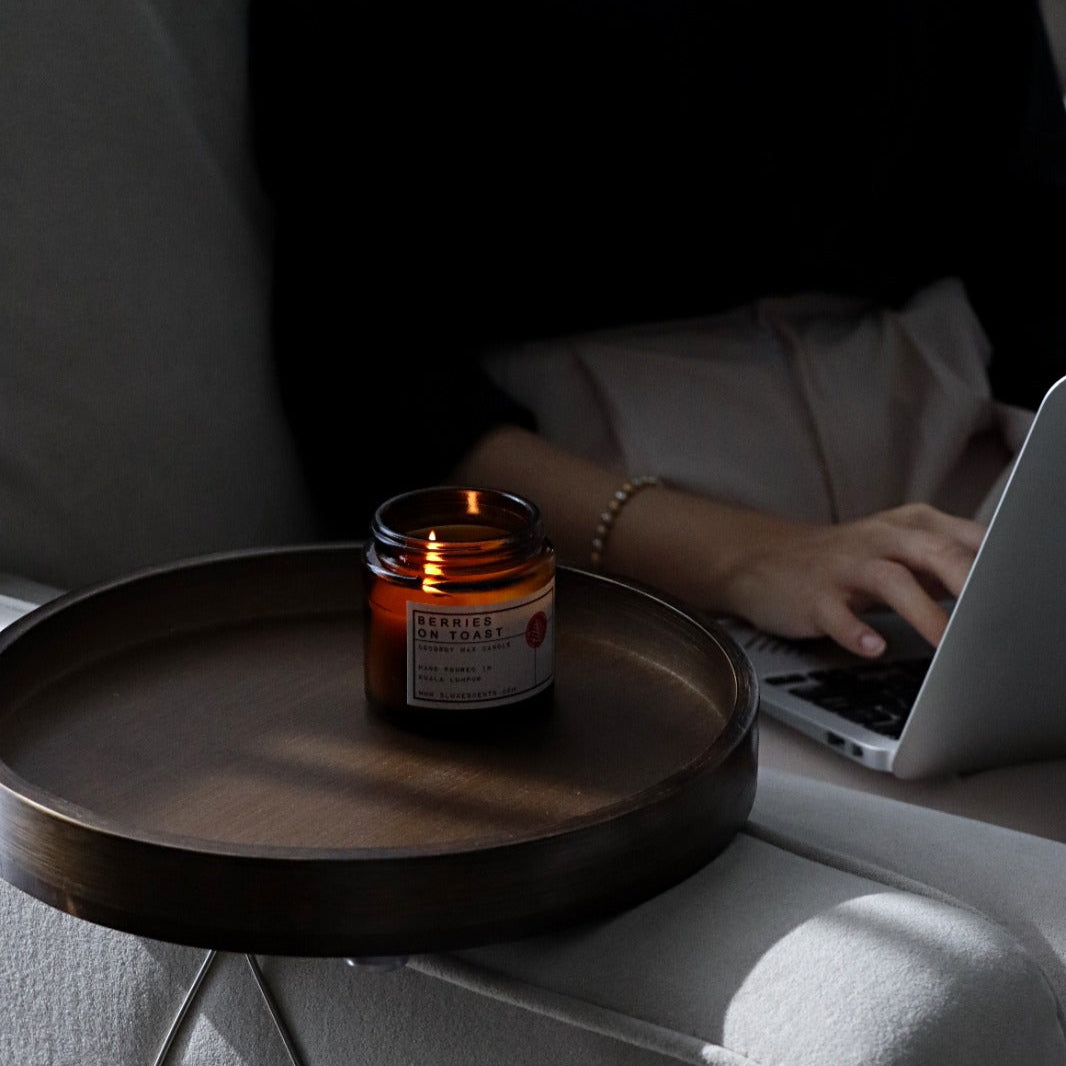 Luxury hand-poured citrus candle gift