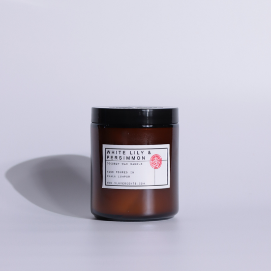WHITE LILY & PERSIMMON – MEDIUM JAR
