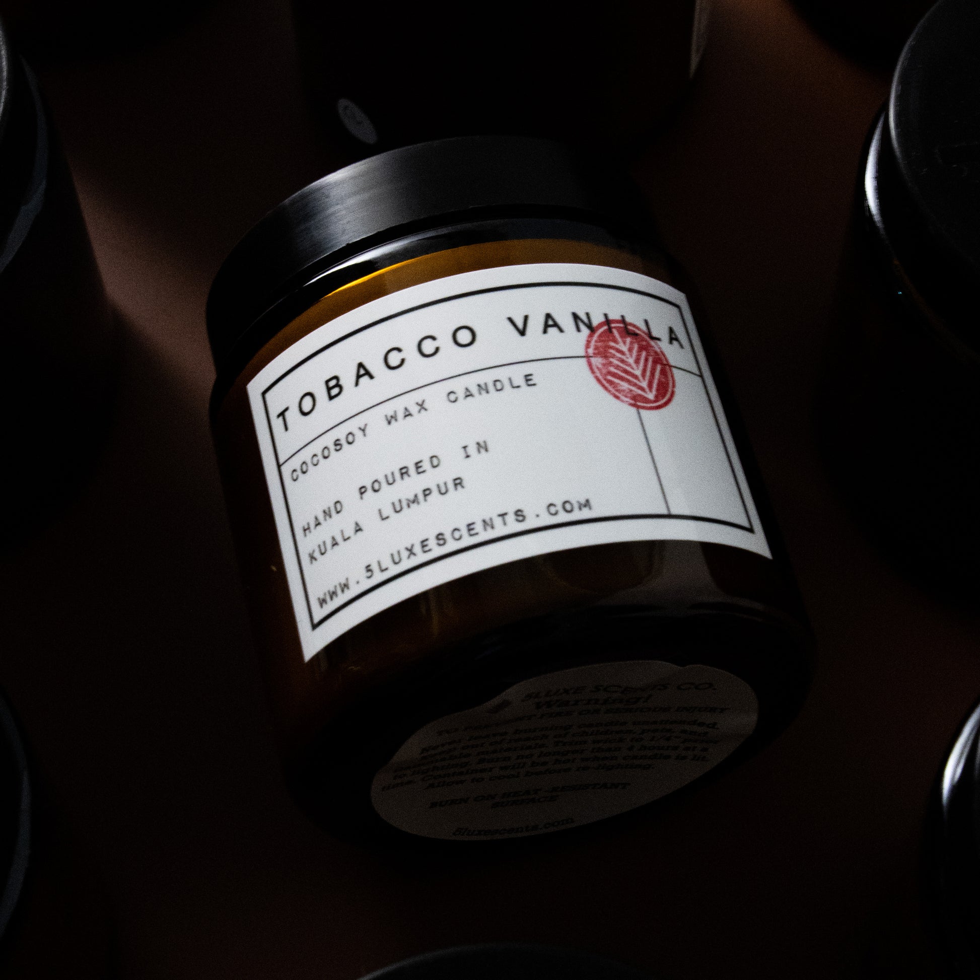 Luxury tobacco candle gift