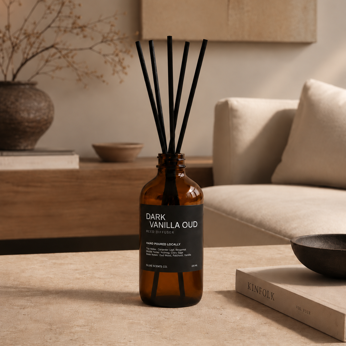 REED DIFFUSER - DARK VANILLA OUD