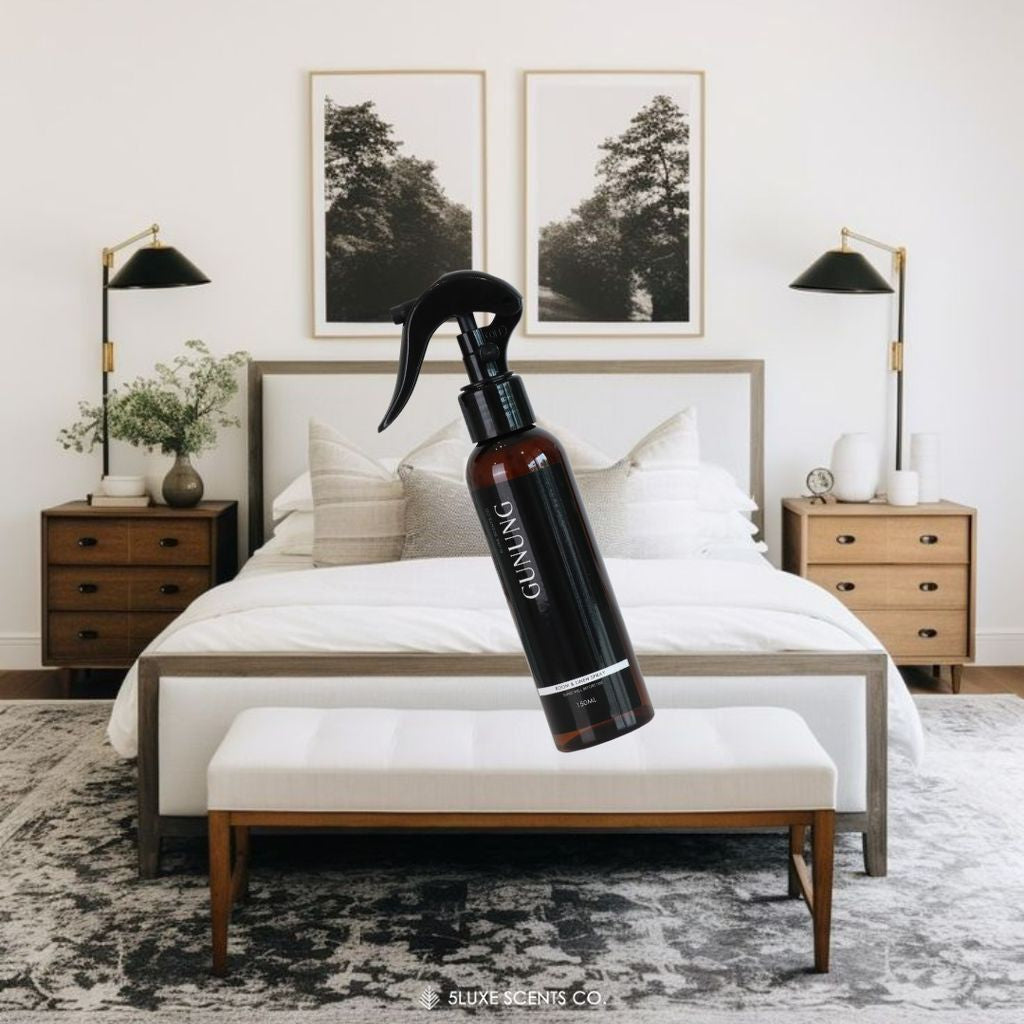 ROOM & LINEN SPRAY - ENGLISH PEAR & FREESIA – 5Luxe Scents Co.