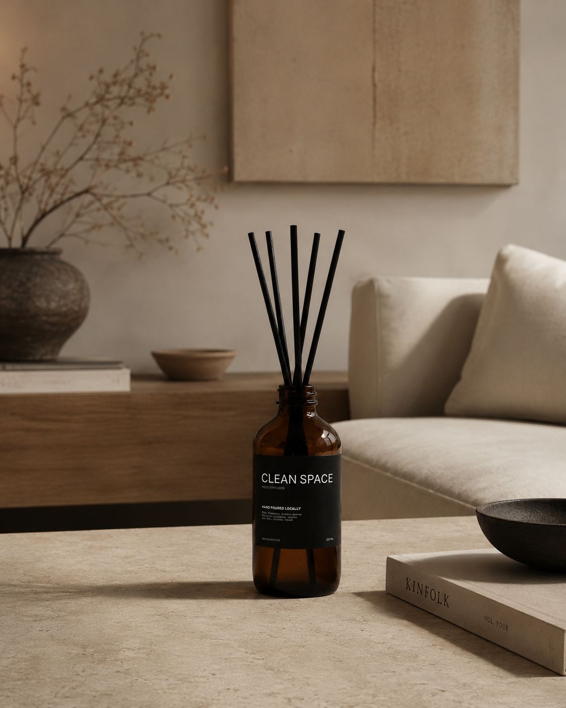 REED DIFFUSER - CLEAN SPACE