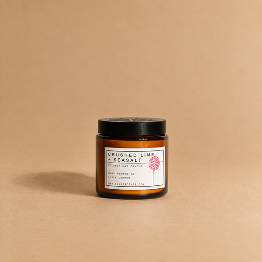 CANDLE - CRUSHED LIME + SEA SALT