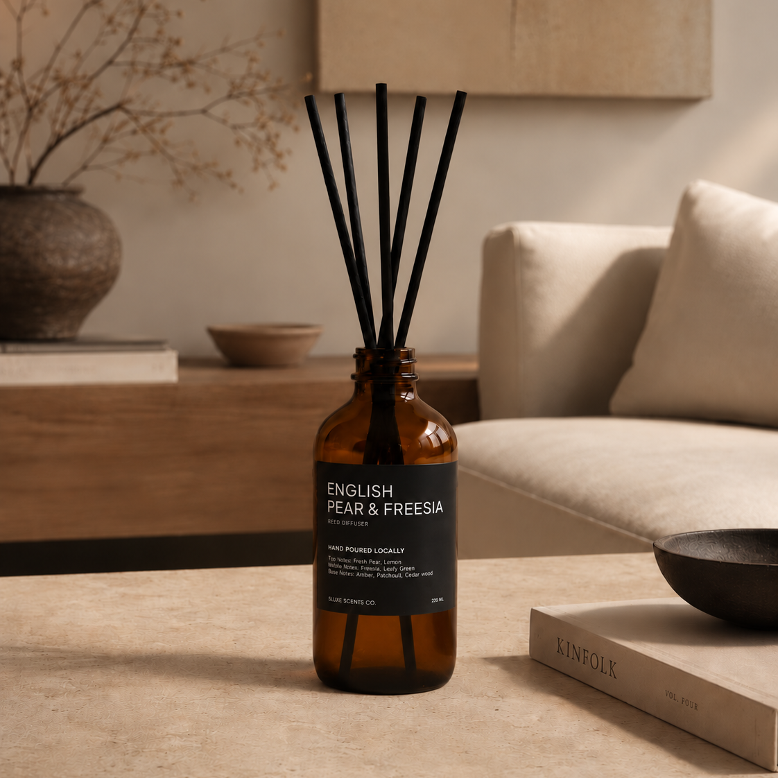 REED DIFFUSER - ENGLISH PEAR & FREESIA